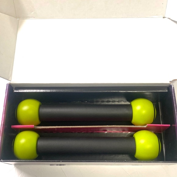 Zumba Exhilarate Toning Sticks-Shake Weights 1 Lb, 1 Pair NIB - Picture 2 of 12
